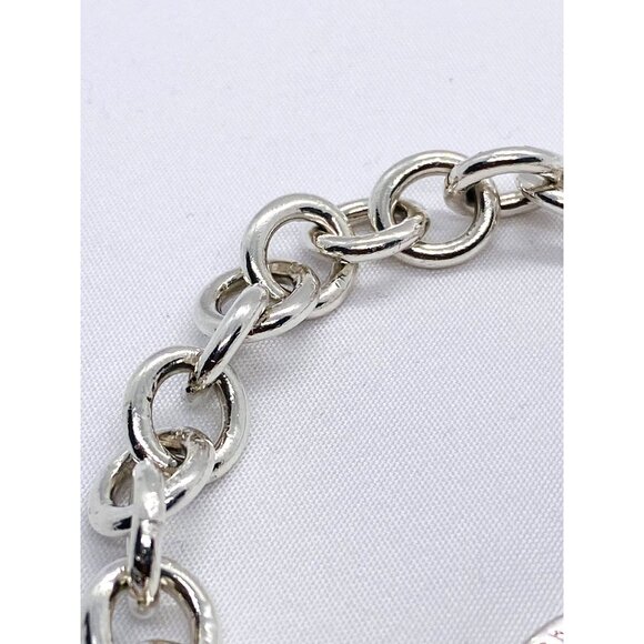 Tiffany & Co Return To Tiffany & Co 8" Inches Toggle  Heart Bracelet - Picture 4 of 11